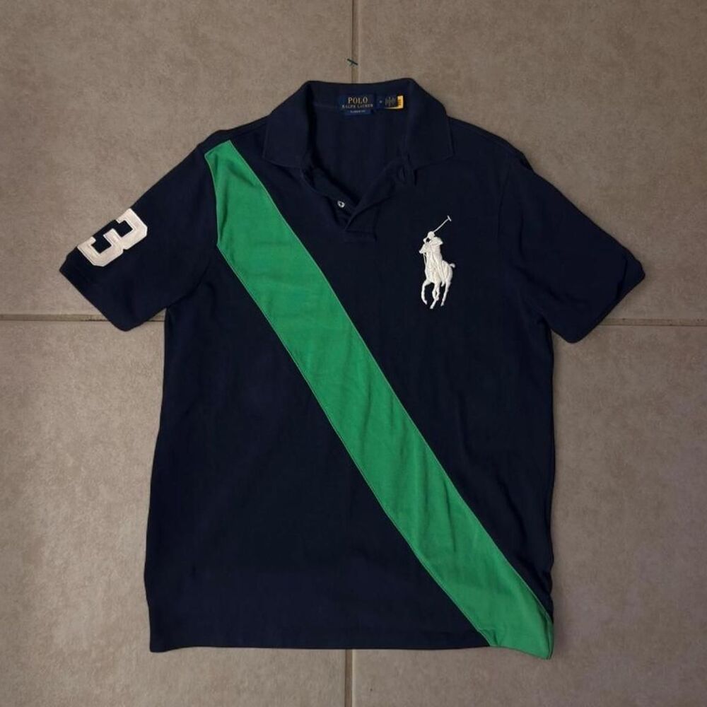 (2018) Polo Ralph Lauren Big Pony Custom Fit Sash Polo - M